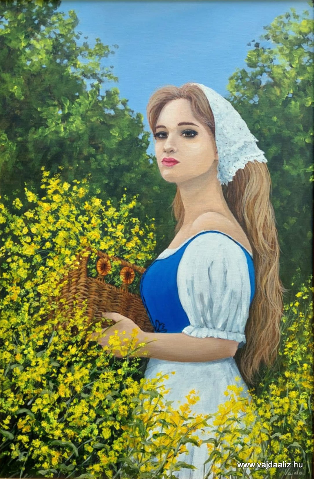 Repceföldön - akril 60 x 40 cm - 67.200,- Ft